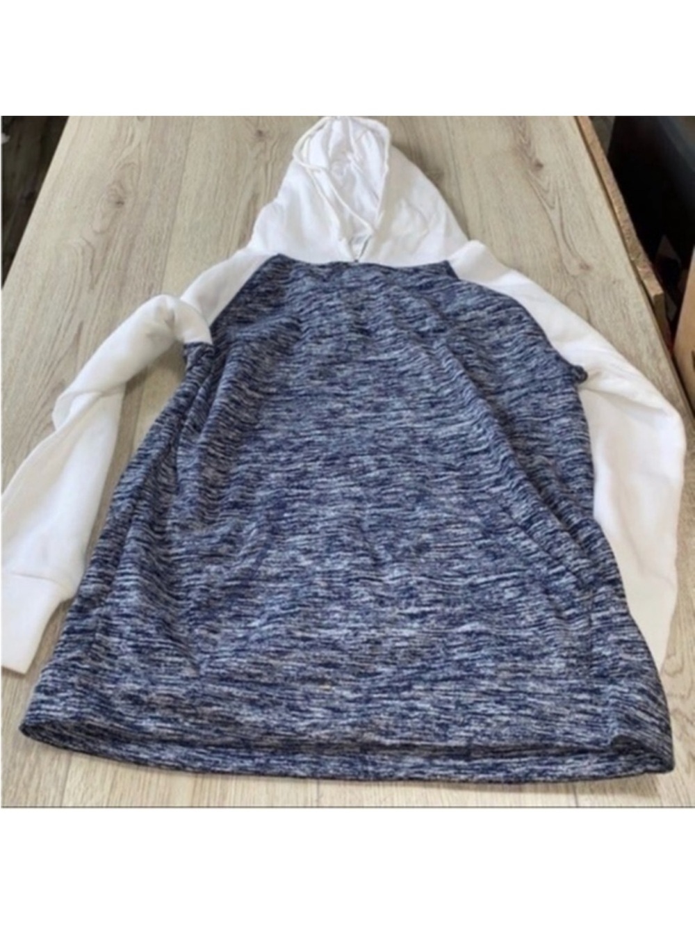 Coconut creek blue white hoodie sweatshirt